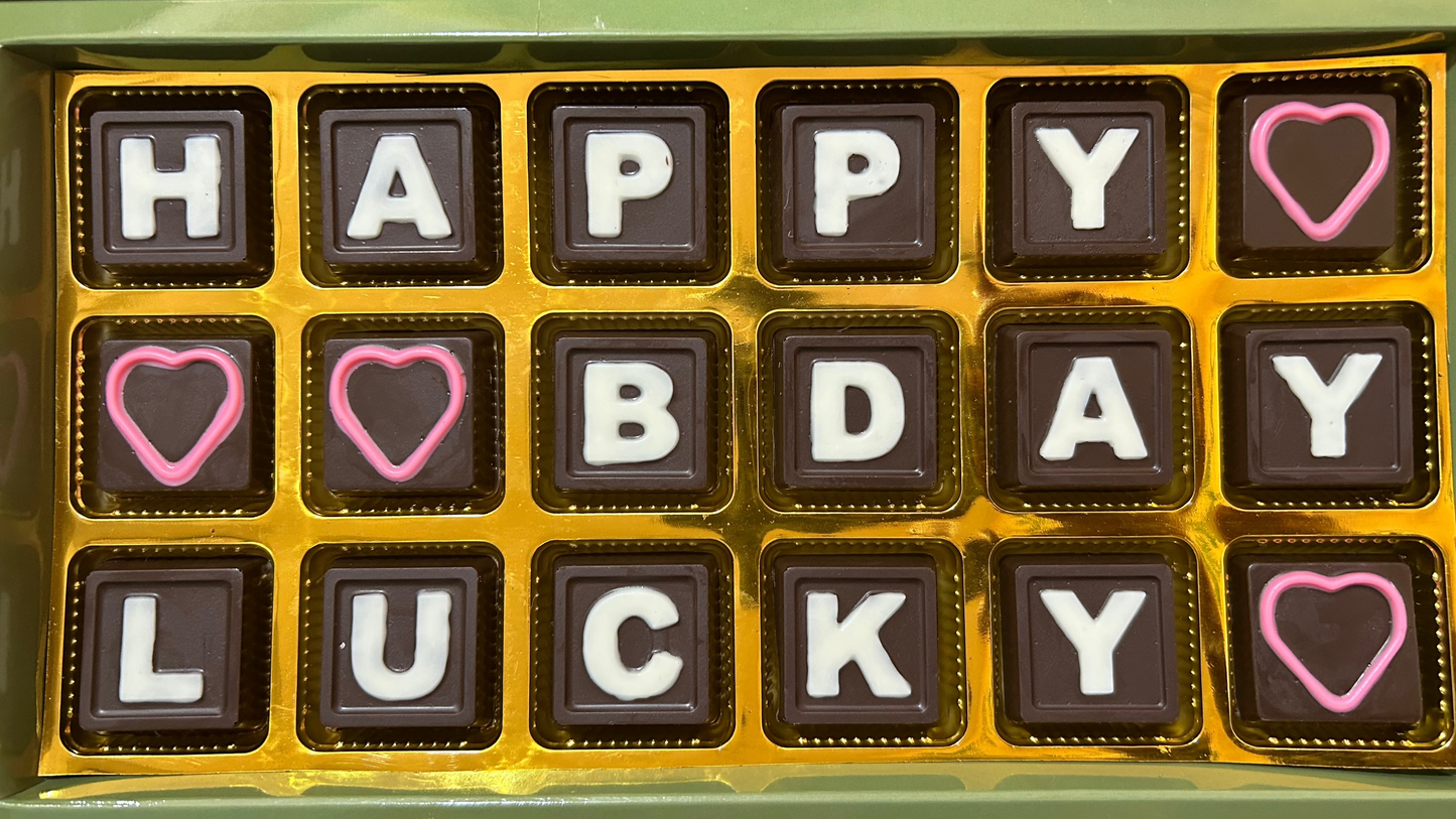Name customisation box big size chocolate box