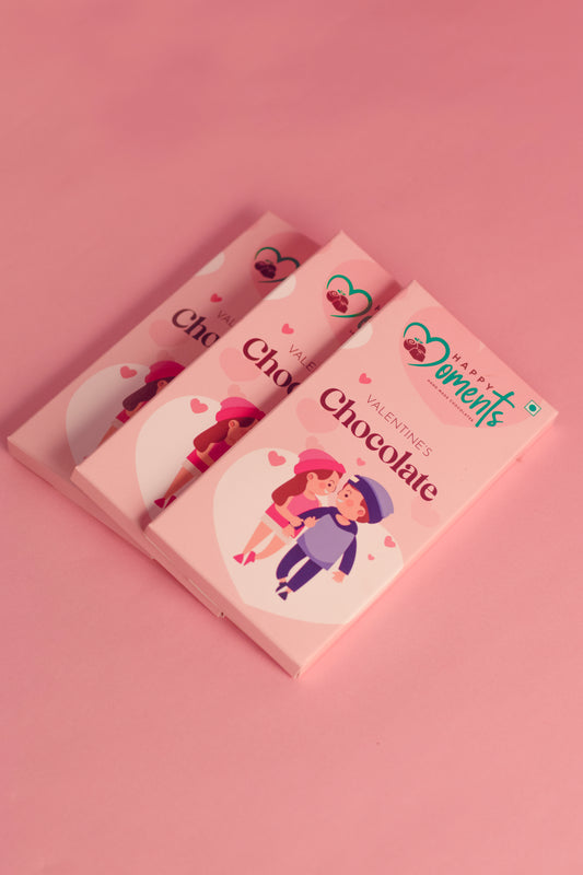 kissing couple chocolate bag