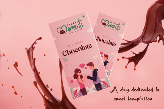 Standing couple chocolate bar