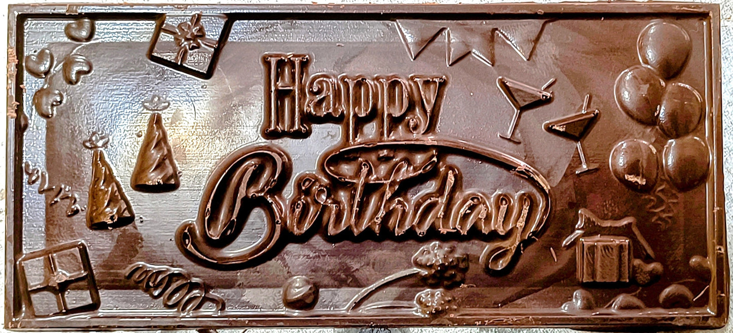 Happy birthday chocolate bar