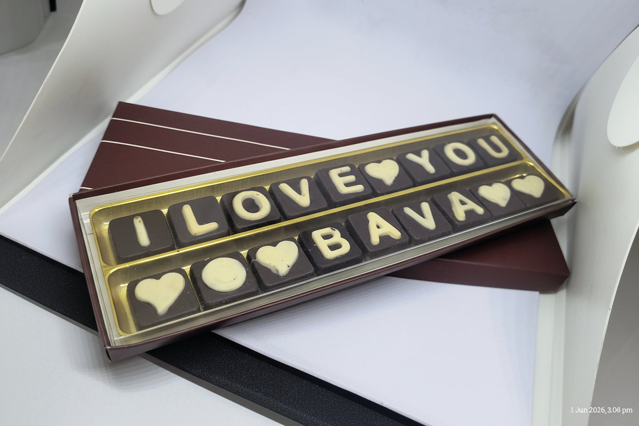 Message Chocolate Two lines
