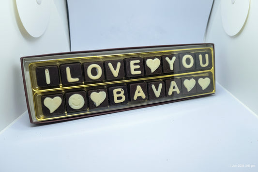 Message Chocolate Two lines