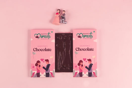 Standing couple chocolate bar