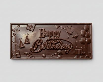 happy birthday bar chocolate